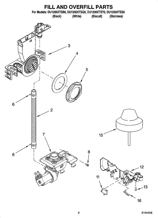 Diagram for DU1200XTSS0