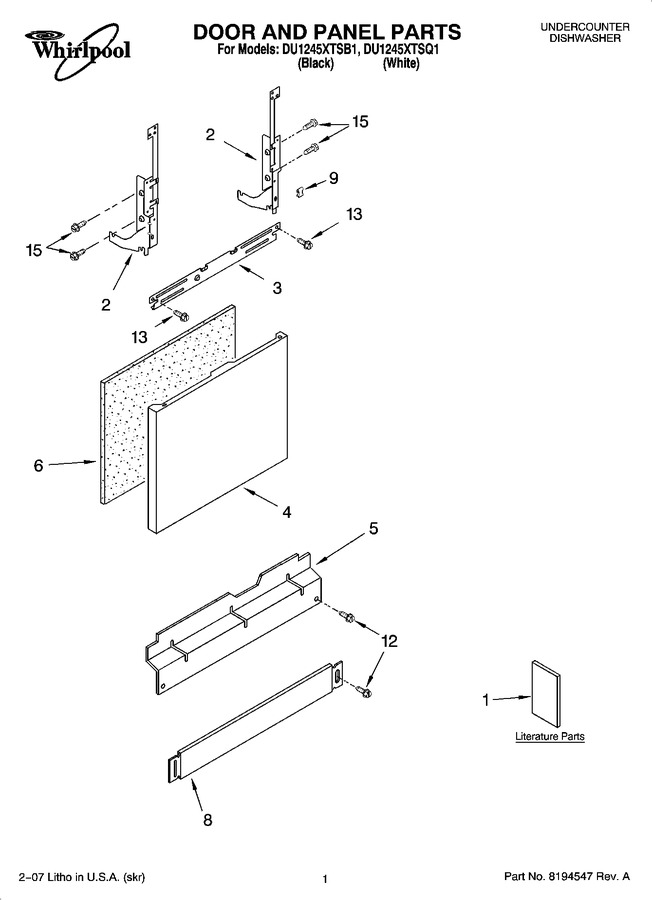 Diagram for DU1245XTSB1