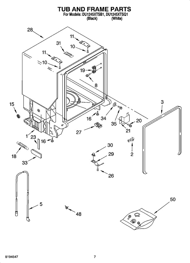 Diagram for DU1245XTSB1