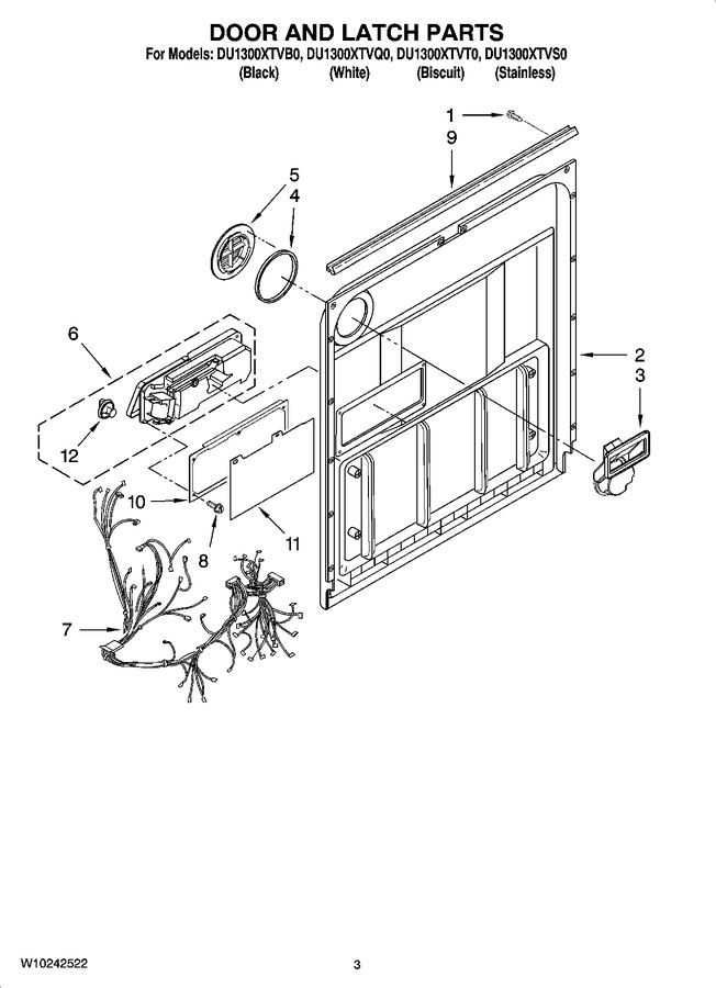 Diagram for DU1300XTVS0