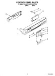 Diagram for 02 - Control Panel Parts