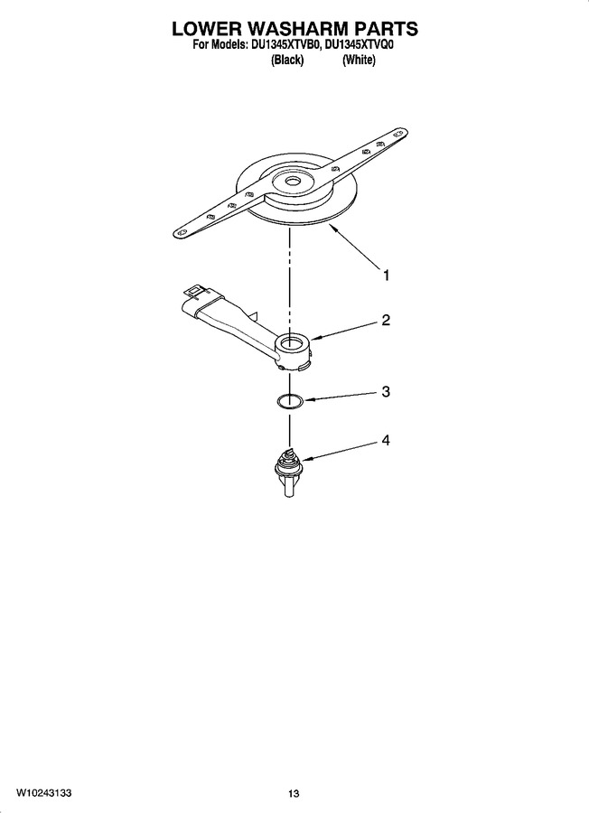 Diagram for DU1345XTVB0