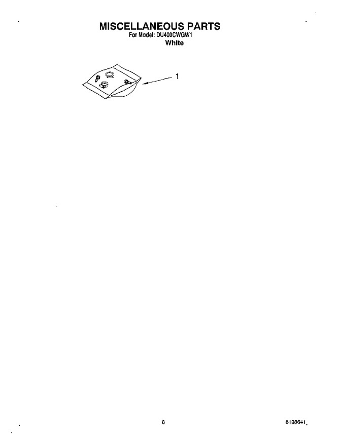 Diagram for DU400CWGW1