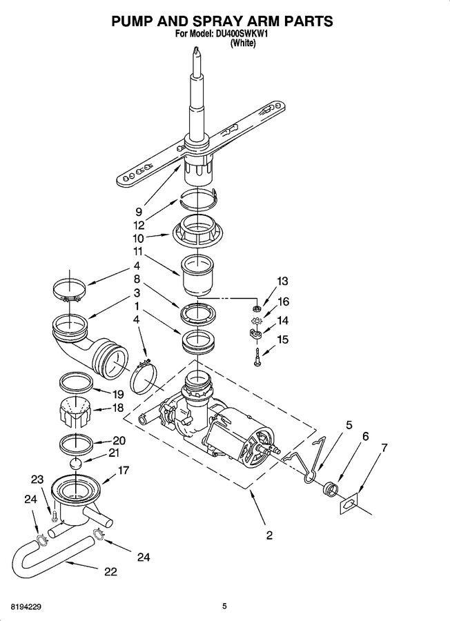 Diagram for DU400SWKW1