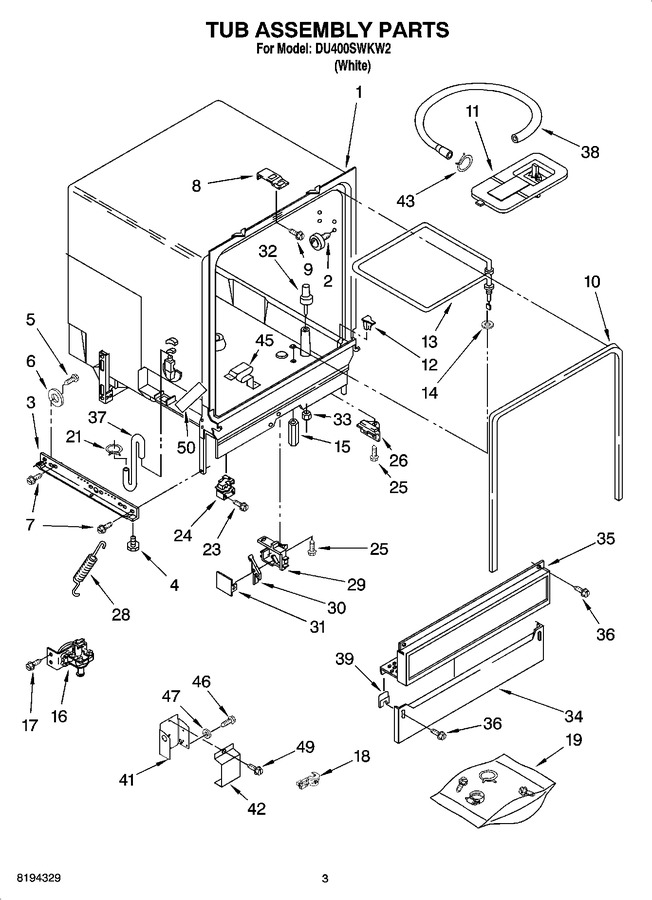 Diagram for DU400SWKW2