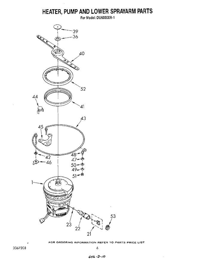 Diagram for DU6000XR1