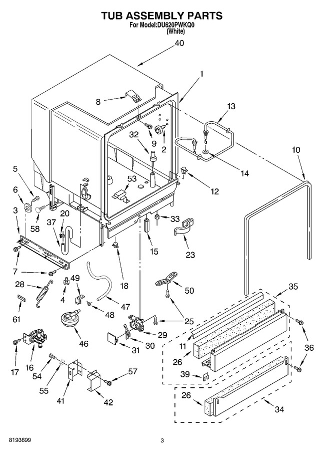 Diagram for DU620PWKQ0