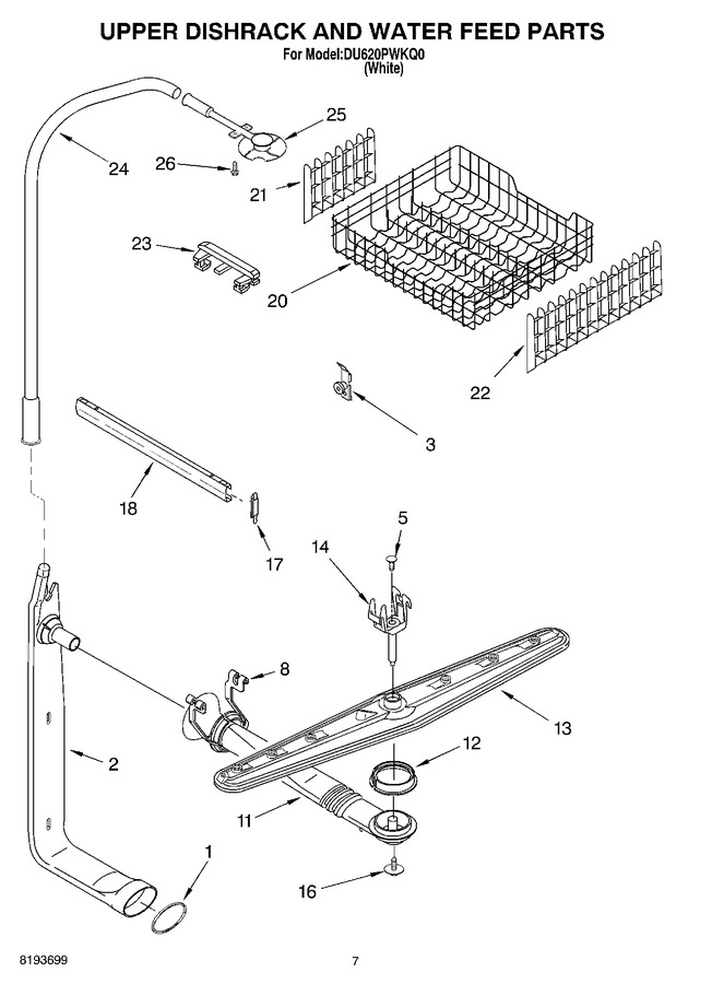 Diagram for DU620PWKQ0