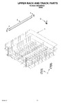Diagram for 09 - Upper Rack And Track