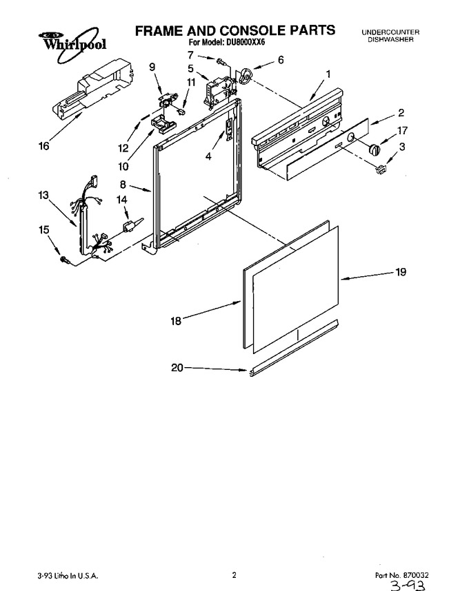 Diagram for DU8000XX6