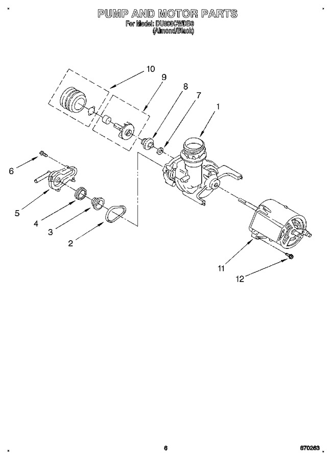 Diagram for DU800CWDB0