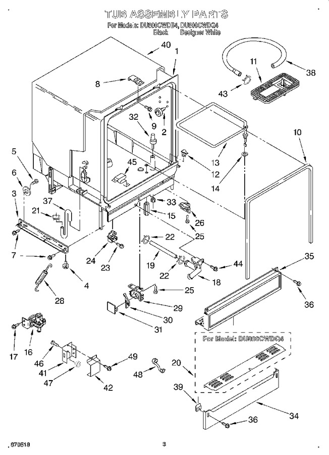 Diagram for DU800CWDB4