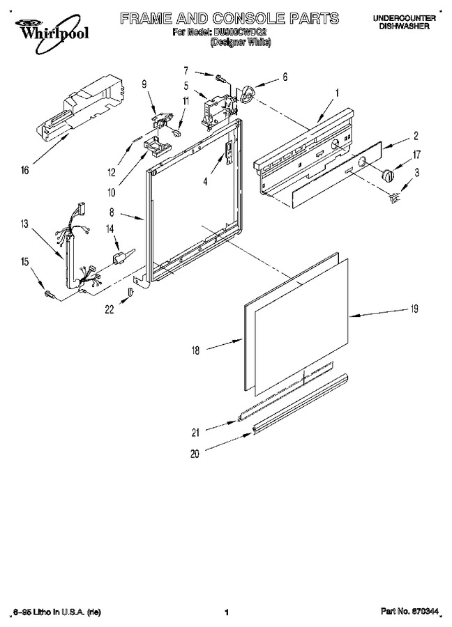 Diagram for DU800CWDQ2
