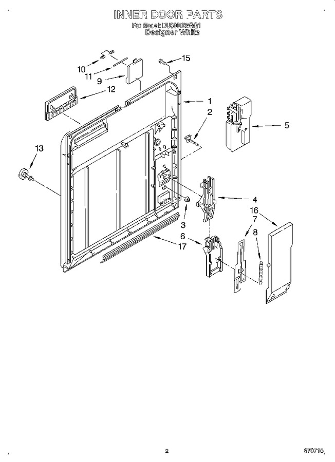 Diagram for DU800DWGQ1