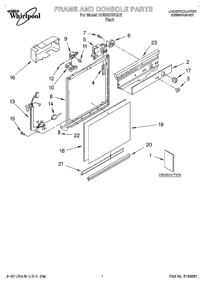 Diagram for DU800DWGU2