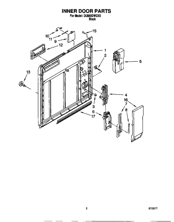 Diagram for DU800DWGX0
