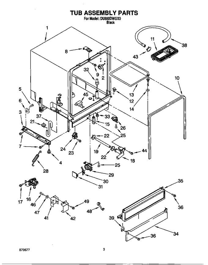 Diagram for DU800DWGX0