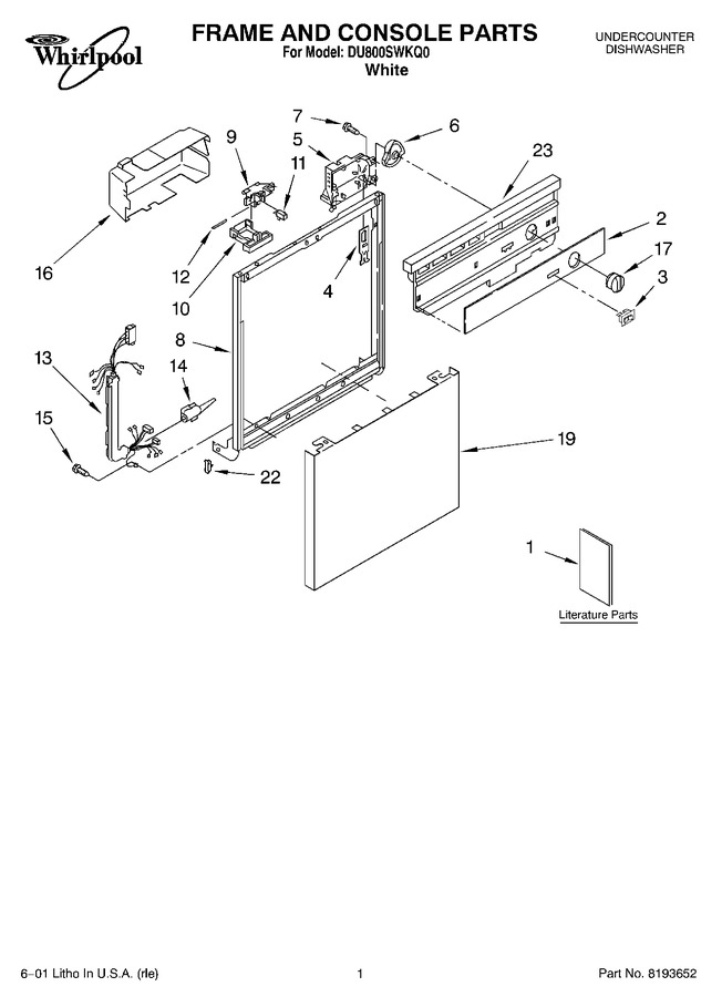 Diagram for DU800SWKQ0