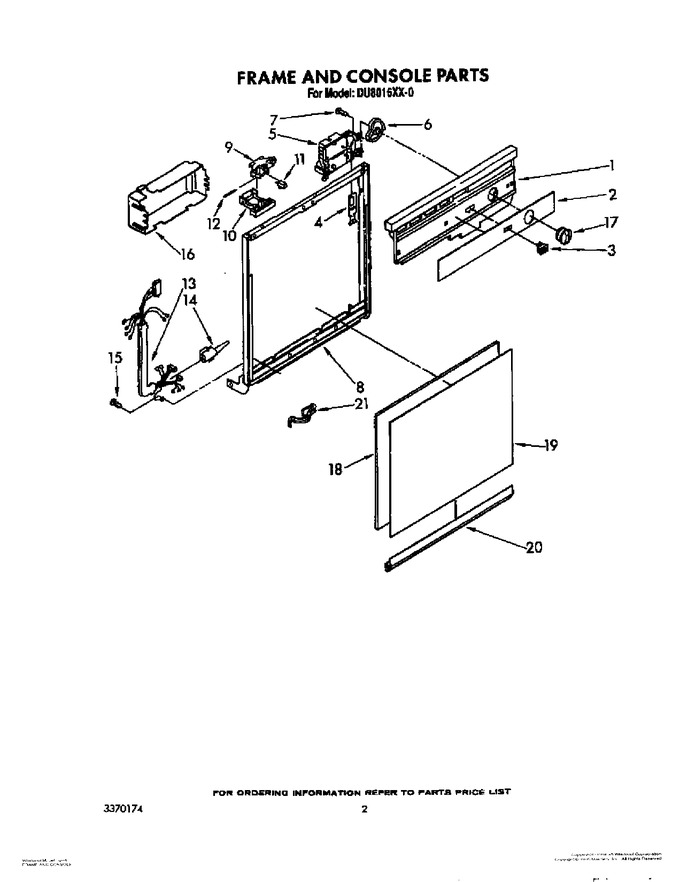 Diagram for DU8016XX0