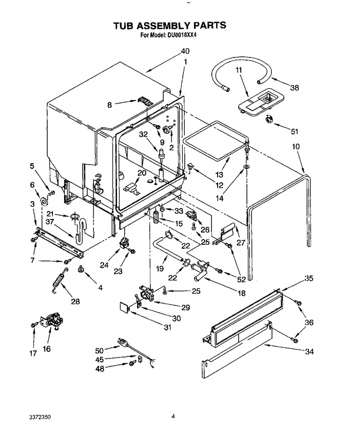 Diagram for DU8016XX4