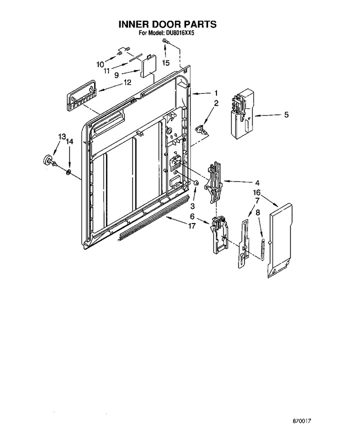 Diagram for DU8016XX5