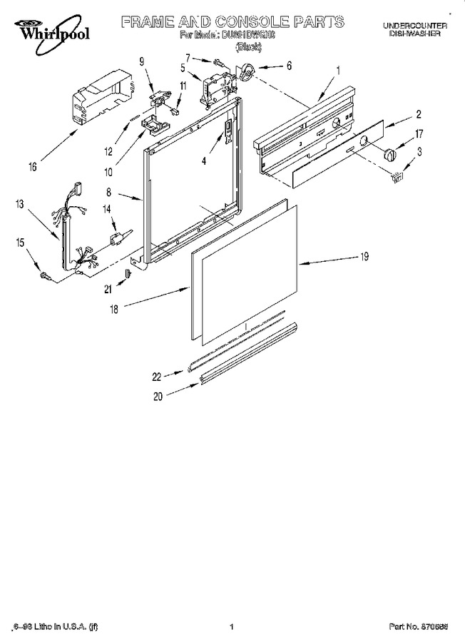 Diagram for DU801DWGX0