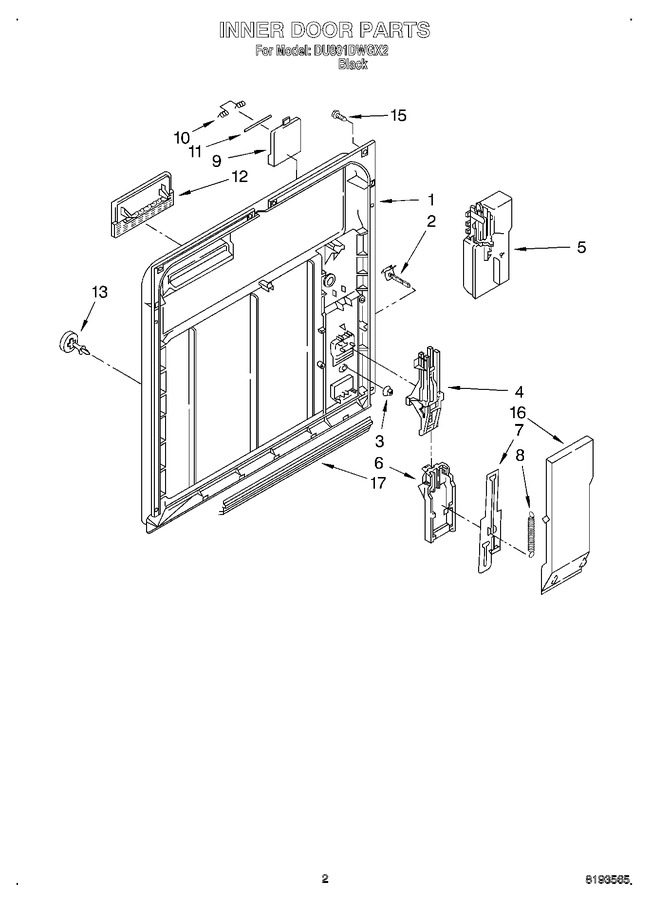 Diagram for DU801DWGX2