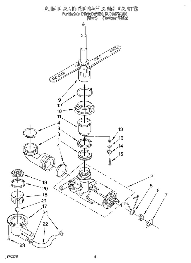 Diagram for DU805DWGB0