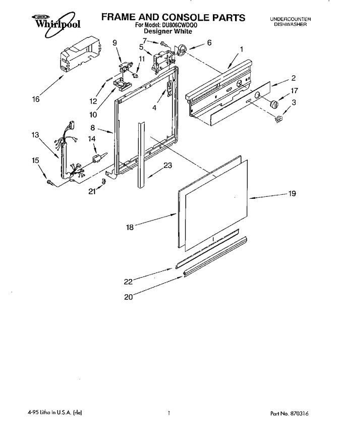 Diagram for DU806CWDQ0