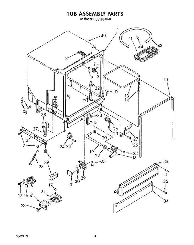 Diagram for DU8100XX0