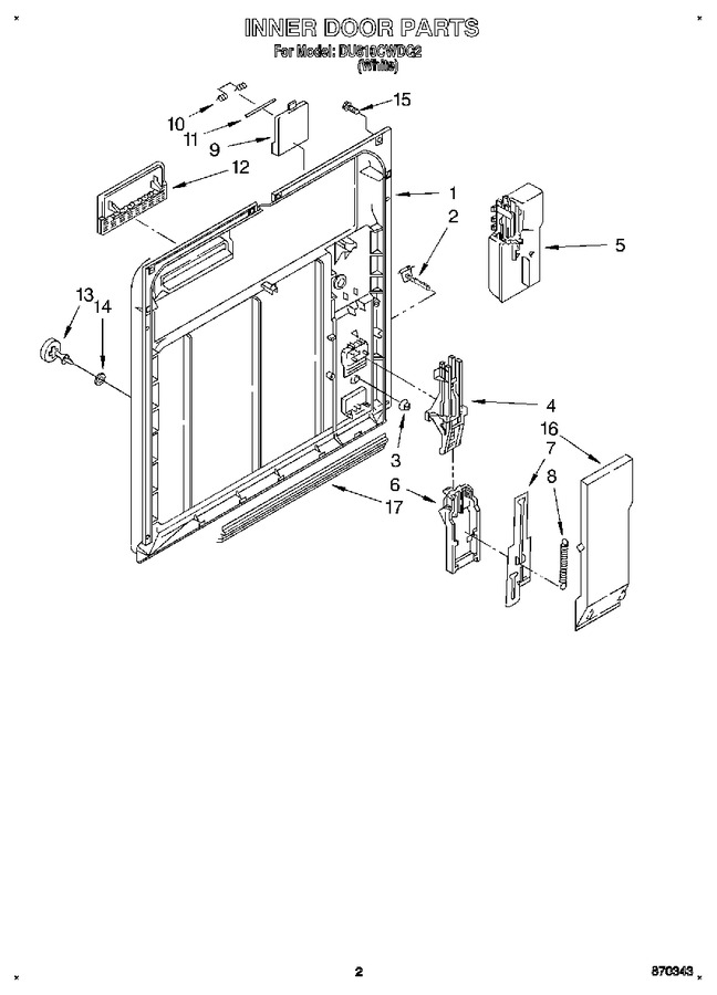 Diagram for DU810CWDQ2