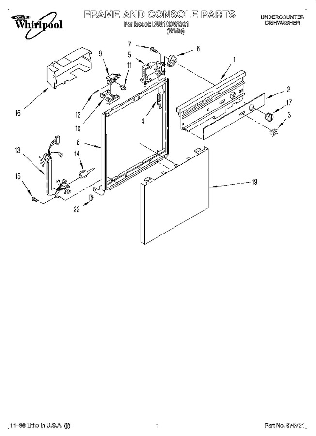 Diagram for DU810DWGQ1