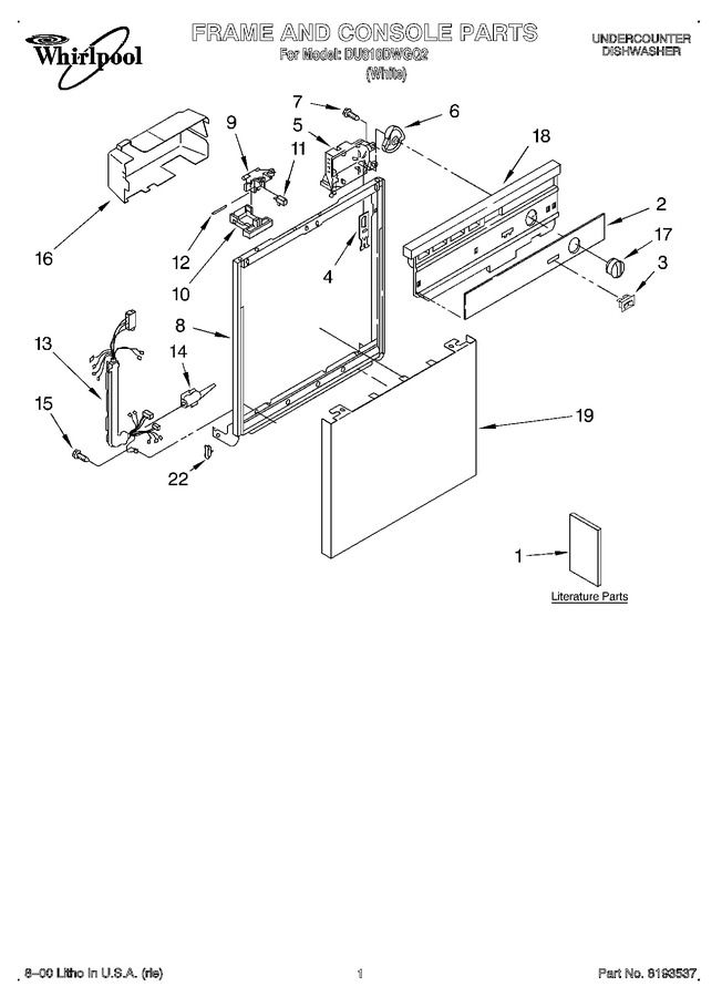 Diagram for DU810DWGQ2