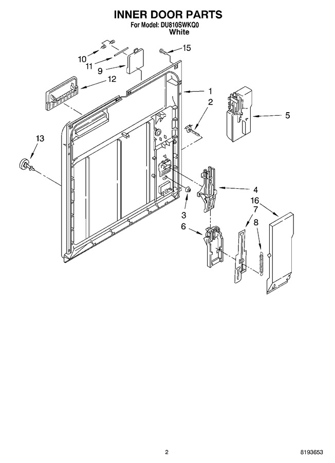 Diagram for DU810SWKQ0