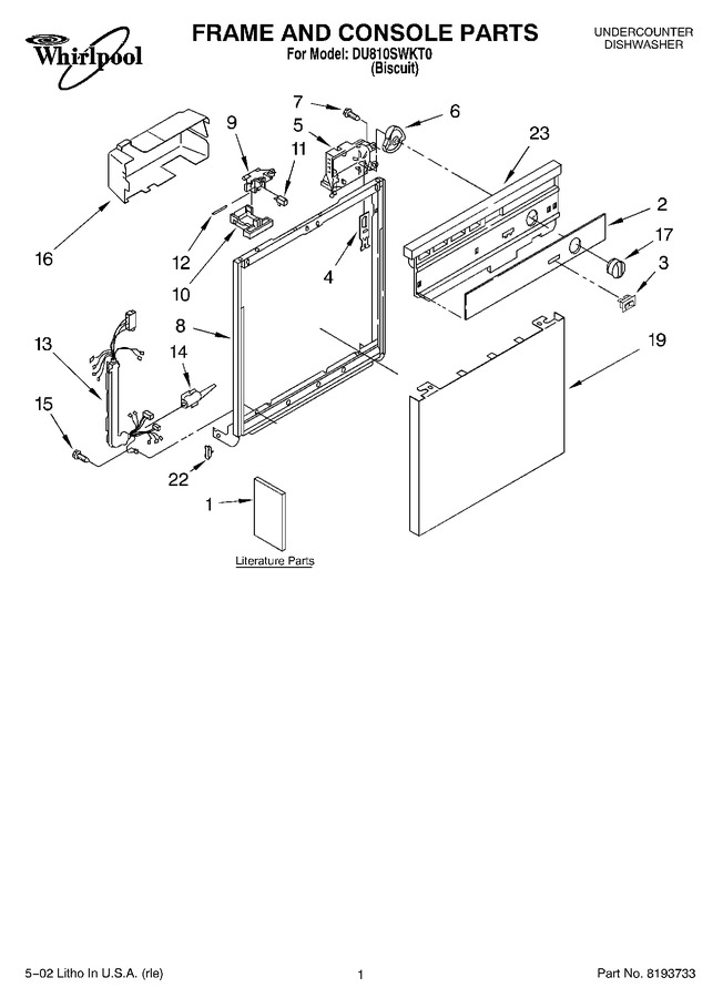 Diagram for DU810SWKT0