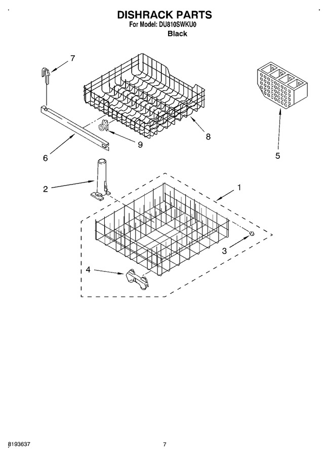 Diagram for DU810SWKU0