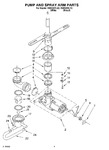 Diagram for 04 - Pump And Spray Arm Parts