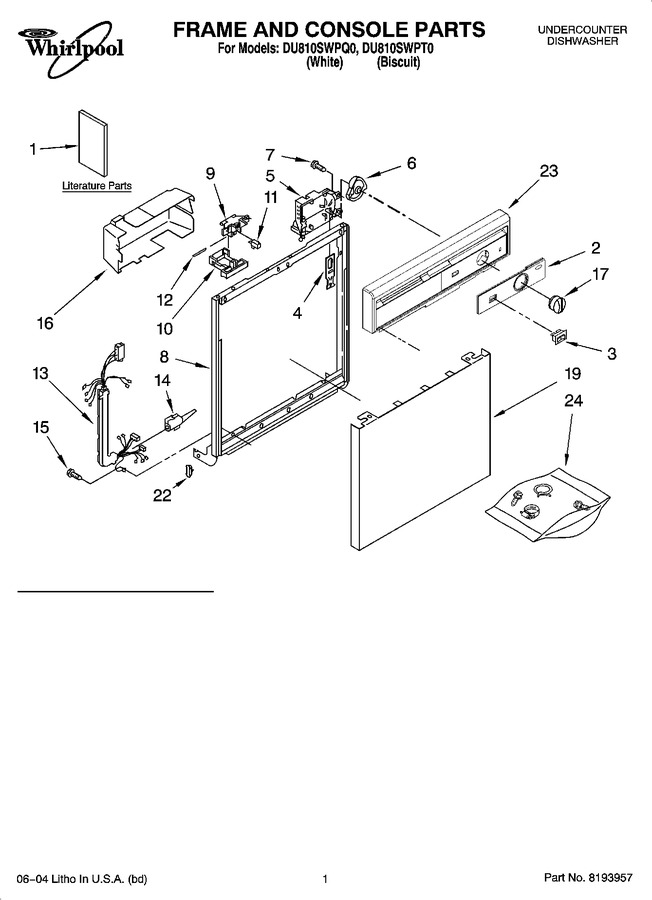 Diagram for DU810SWPQ0