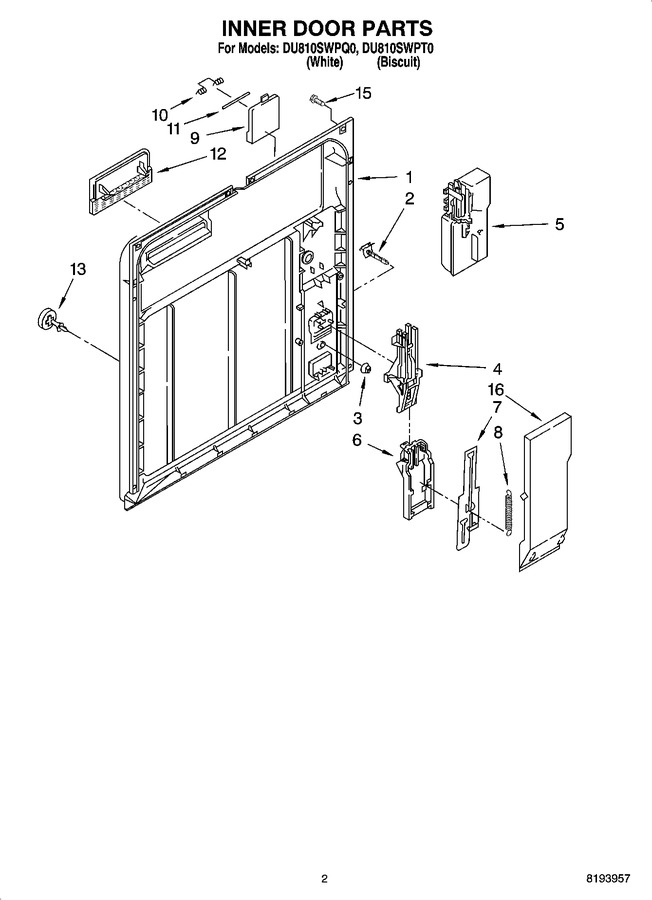 Diagram for DU810SWPQ0