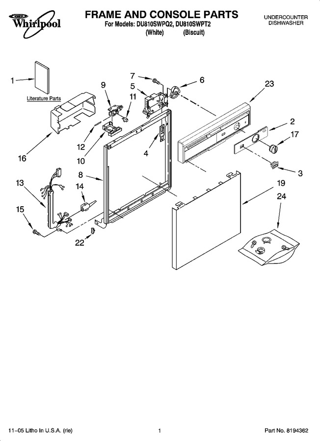 Diagram for DU810SWPT2