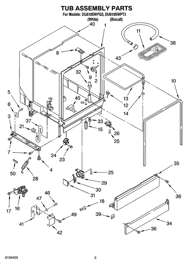 Diagram for DU810SWPT3