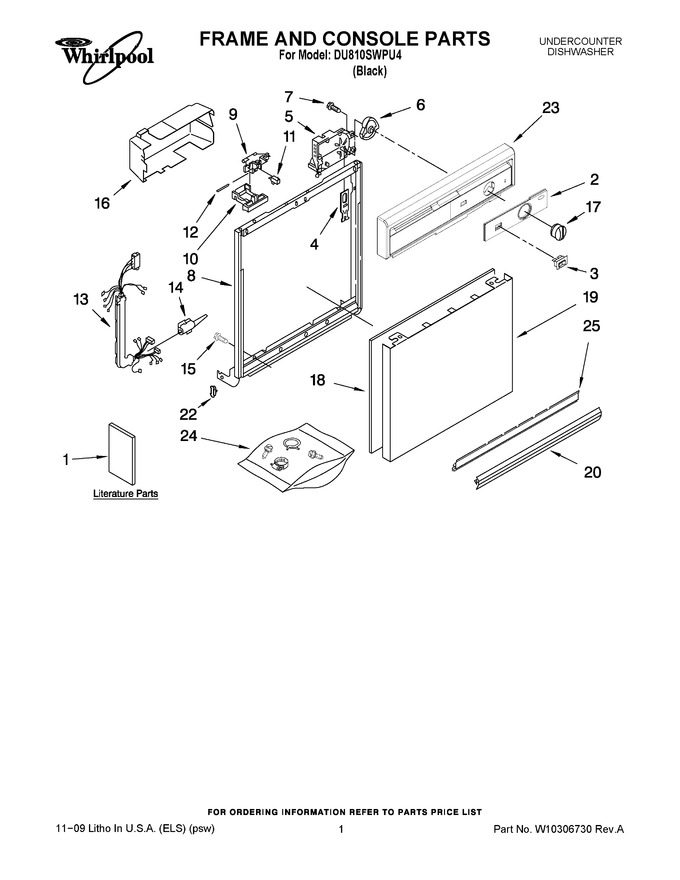 Diagram for DU810SWPU4