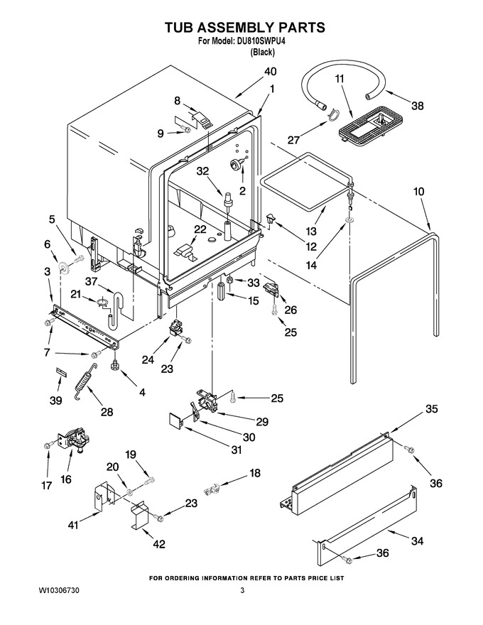 Diagram for DU810SWPU4