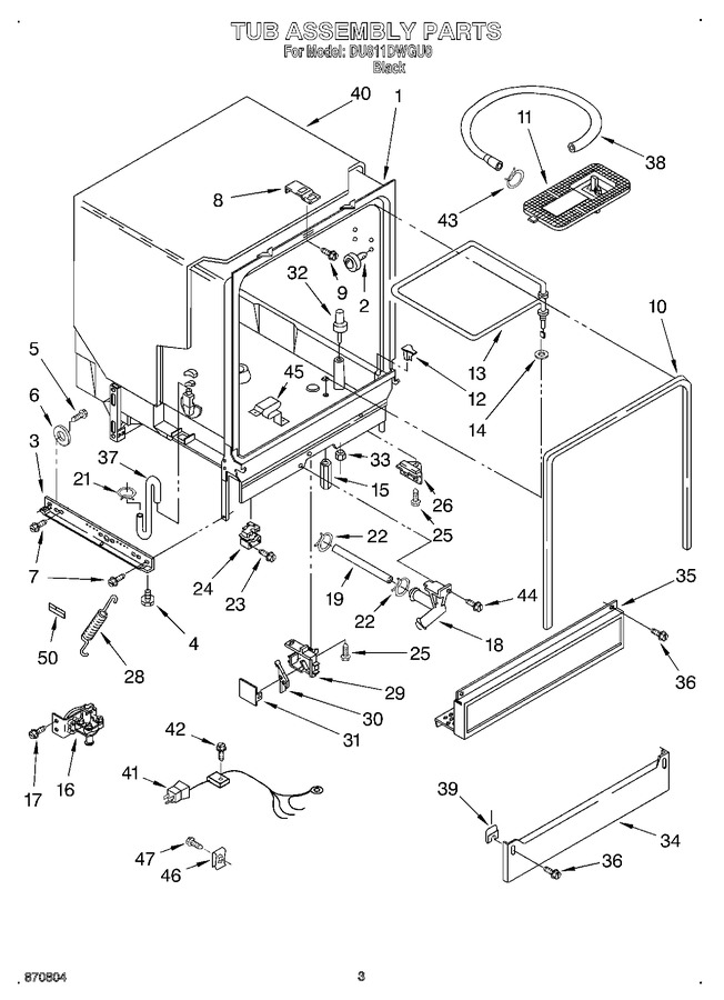 Diagram for DU811DWGU0