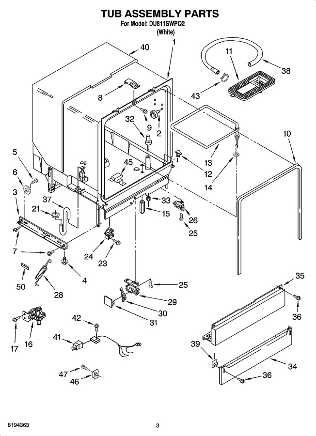 Diagram for DU811SWPQ2