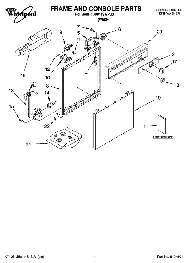 Diagram for DU811SWPQ3