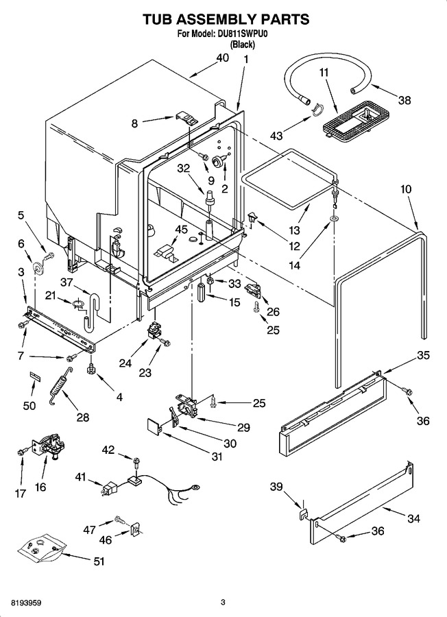 Diagram for DU811SWPU0