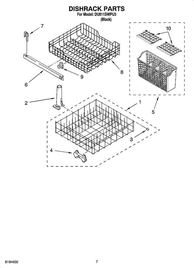 Diagram for DU811SWPU3