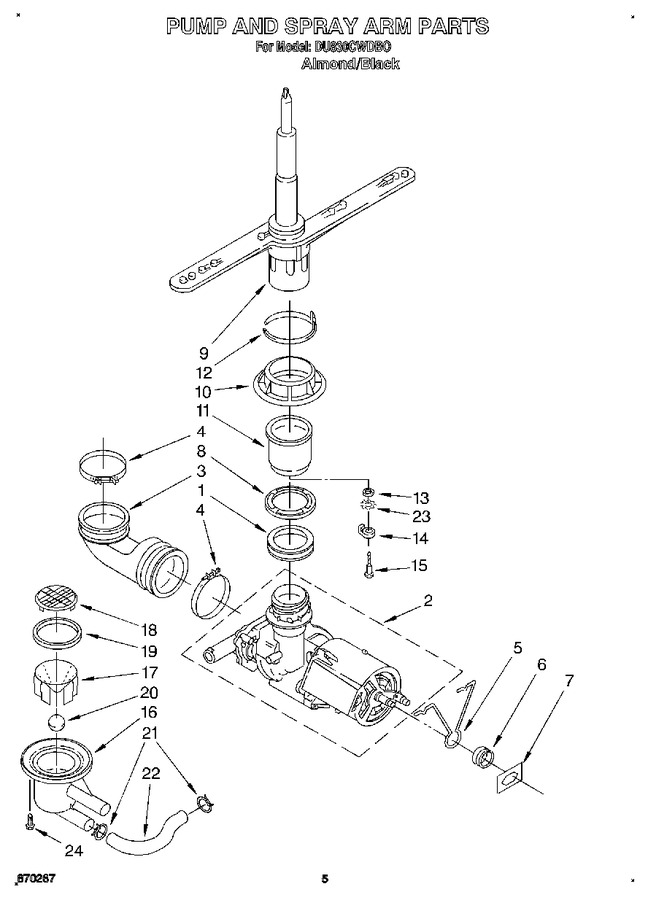 Diagram for DU830CWDB0