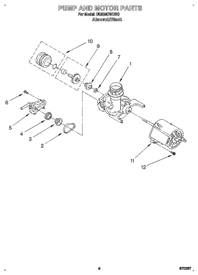 Diagram for DU830CWDB0